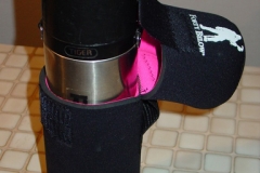A thermos bottle inside the Bottle Boot 48oz size