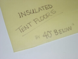 Click here to go to the Forty Below Tent Floor Foam page
